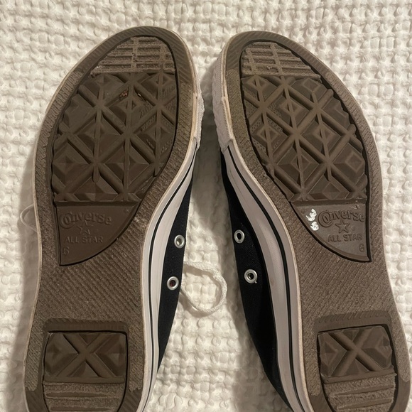 Chuck Taylor All Star Low Top Sneaker Double Tongue Flannel Women’s 8 - Picture 5 of 7